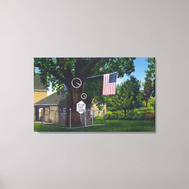 View of Historic Scythe Tree Farm Canvas Print (Front)