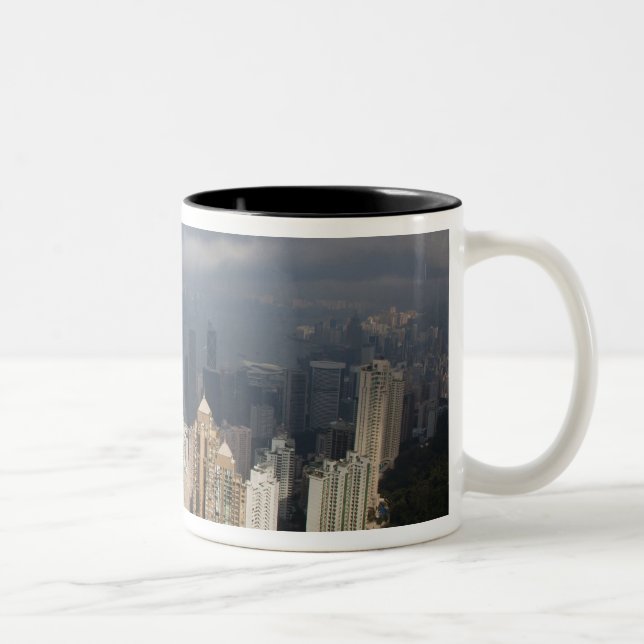 View of Hong Kong from The Peak Two-Tone Coffee Mug (Right)