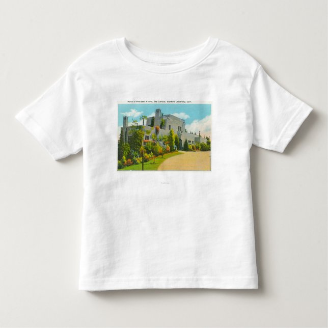 View of Hoover's Home, Stanford U Campus Toddler T-shirt (Front)