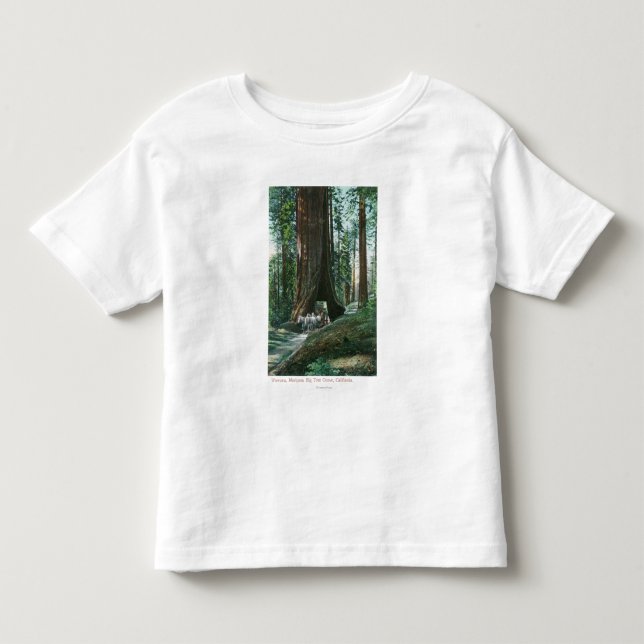 View of Horse Carriage Under Wawona Tree Toddler T-shirt (Front)