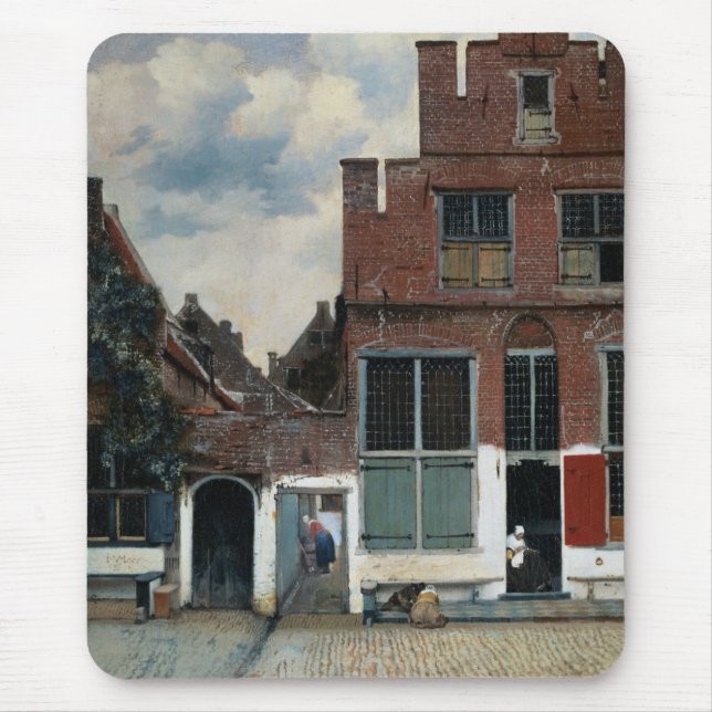 View Of Houses In Delft Mouse Pad (Front)