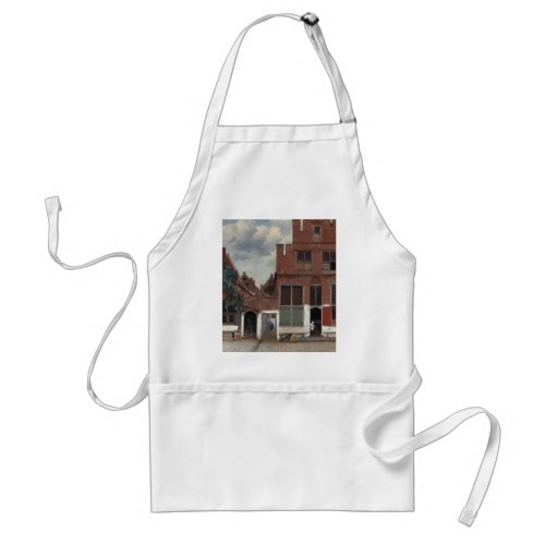 View of houses in Delft The Little Street Adult Apron