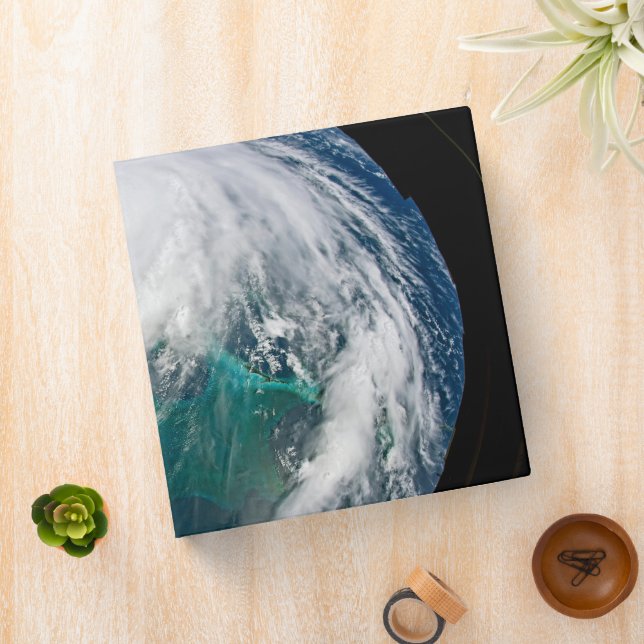 View Of Hurricane Dorian. 3 Ring Binder (In Situ)