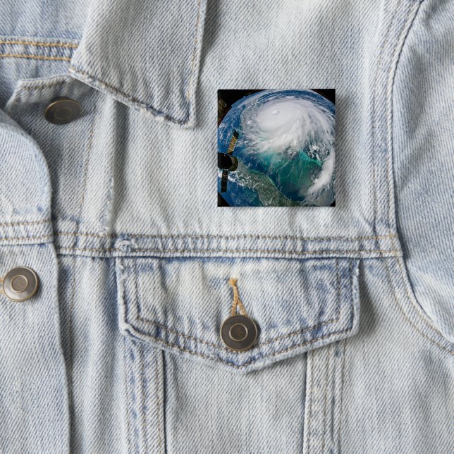 View Of Hurricane Dorian. Button (In Situ)
