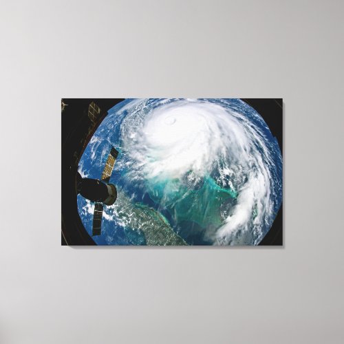 View Of Hurricane Dorian Canvas Print
