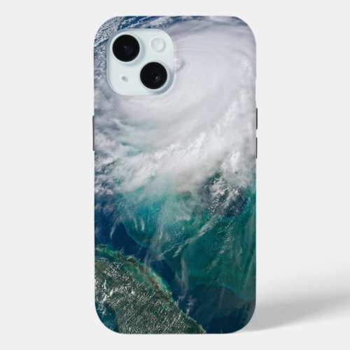 View Of Hurricane Dorian iPhone 15 Case