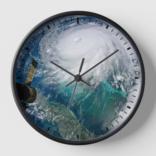 View Of Hurricane Dorian Clock