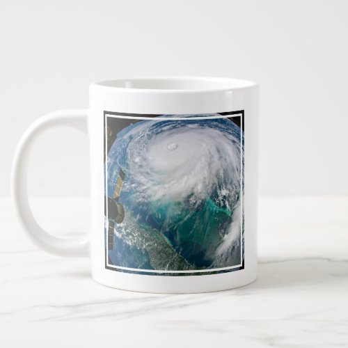 View Of Hurricane Dorian Giant Coffee Mug