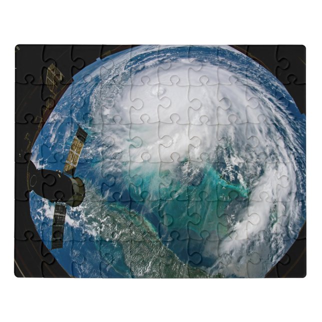 View Of Hurricane Dorian. Jigsaw Puzzle (Puzzle Horizontal)