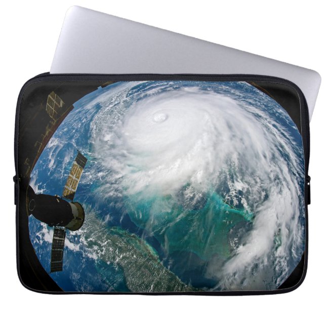 View Of Hurricane Dorian. Laptop Sleeve (Front)