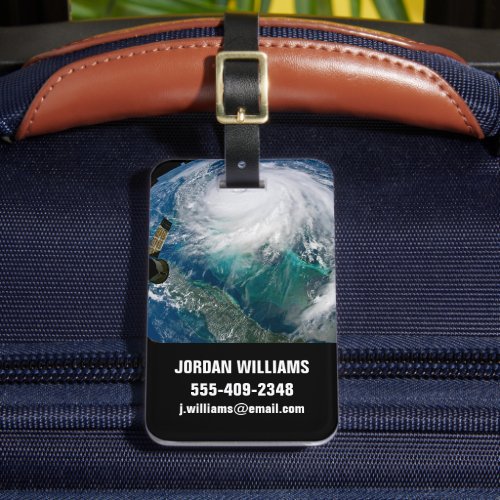 View Of Hurricane Dorian Luggage Tag