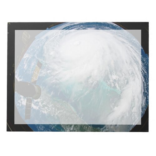 View Of Hurricane Dorian Notepad