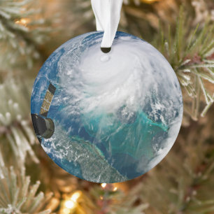 View Of Hurricane Dorian. Ornament