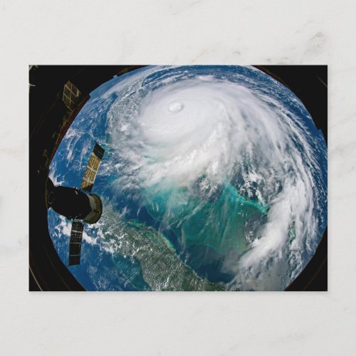 View Of Hurricane Dorian Postcard