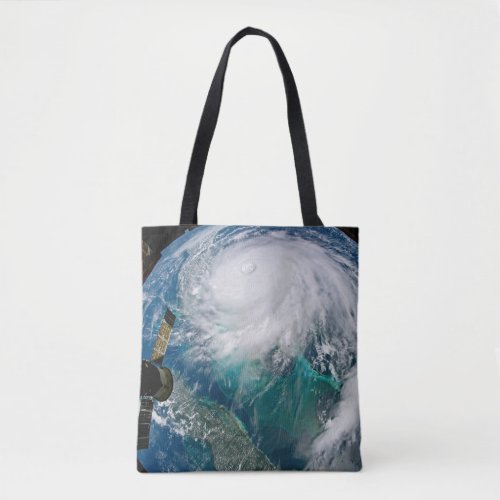 View Of Hurricane Dorian Tote Bag