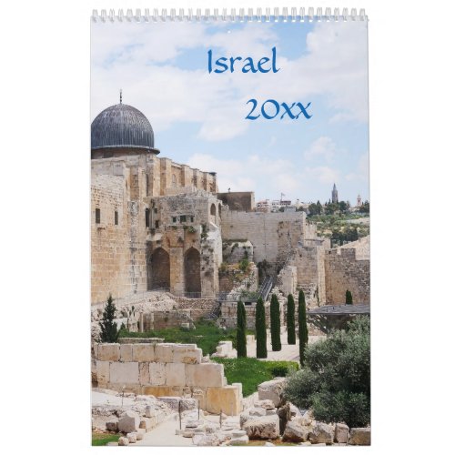 View of Israel calendar 