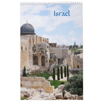View Of Israel  Calendar 2024 by Stangrit at Zazzle