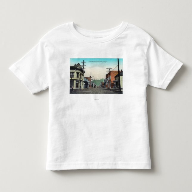 View of Jackson StreetRoseburg, OR Toddler T-shirt (Front)