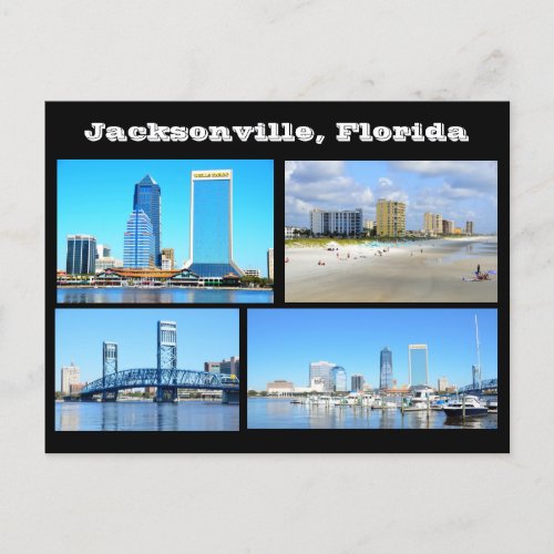 View of Jacksonville Florida Postcard