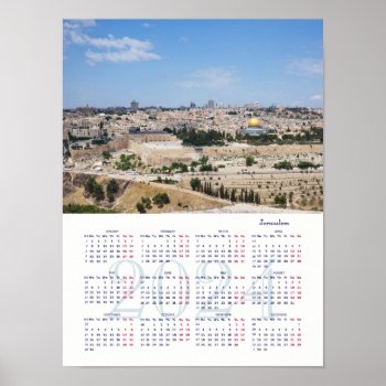 View Of Jerusalem Old City  Israel  2012 Poster by Stangrit at Zazzle