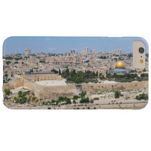 View of Jerusalem Old City Israel Barely There iPhone 6 Plus Case