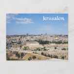View Of Jerusalem Old City, Israel Postcard at Zazzle
