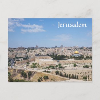 View Of Jerusalem Old City  Israel Postcard by Stangrit at Zazzle