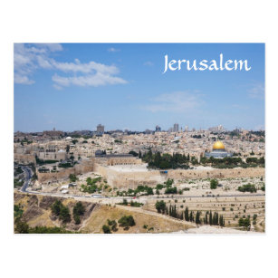 Old City Of Jerusalem Postcards No Minimum Quantity Zazzle