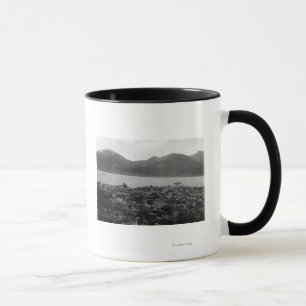 View of Juneau, Alaska and S.S. Burnside in Mug