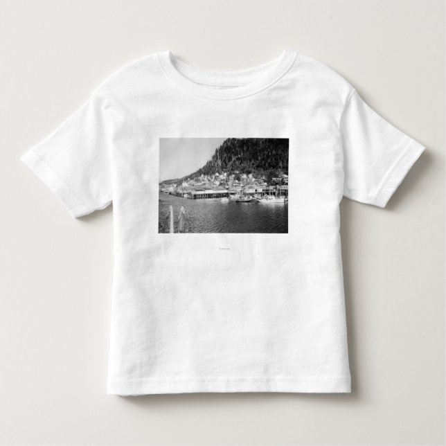View of Ketchikan, Alaska Waterfront Photograph Toddler T-shirt (Front)