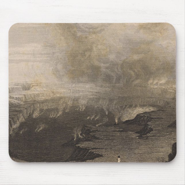 View of Kilauea, Hawaii Mouse Pad (Front)