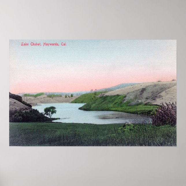 View of Lake ChabotHayward, CA Poster (Front)