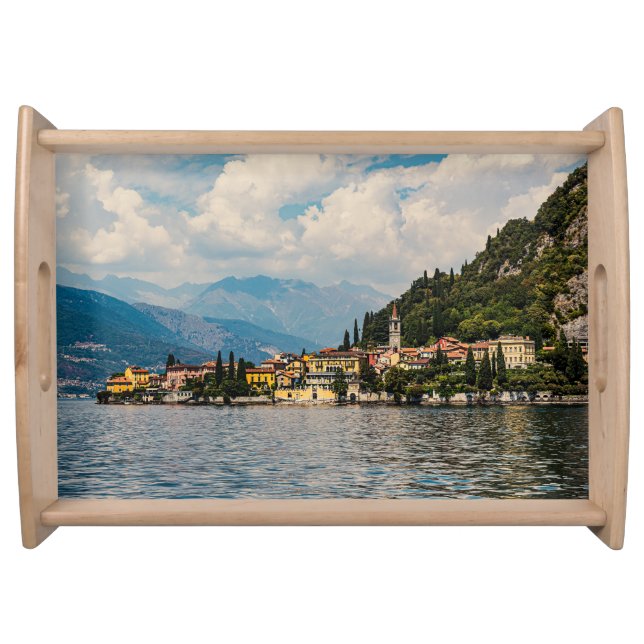 View of Lake Como Serving Tray (Front)