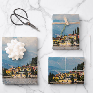 View of Lake Como Wrapping Paper Sheets