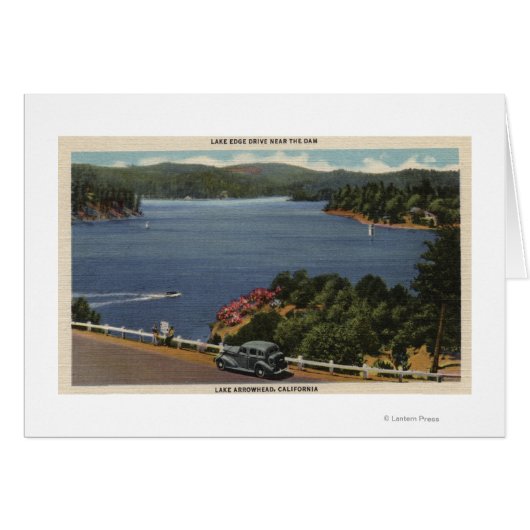 View of Lake Edge Drive Near Dam Cards (Front Horizontal)