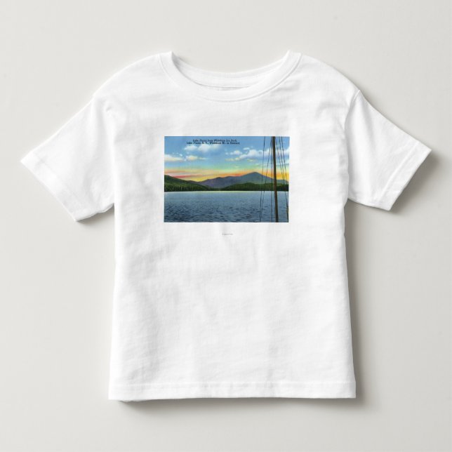 View of Lake from Whiteface Inn Dock Toddler T-shirt (Front)