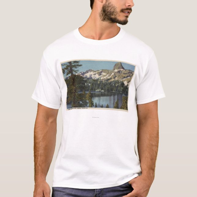 View of Lake George & High Sierra T-Shirt (Front)
