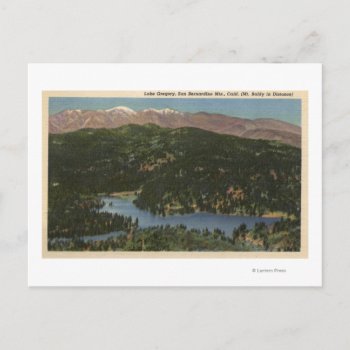 View Of Lake Gregory & San Bernardino Postcard by LanternPress at Zazzle