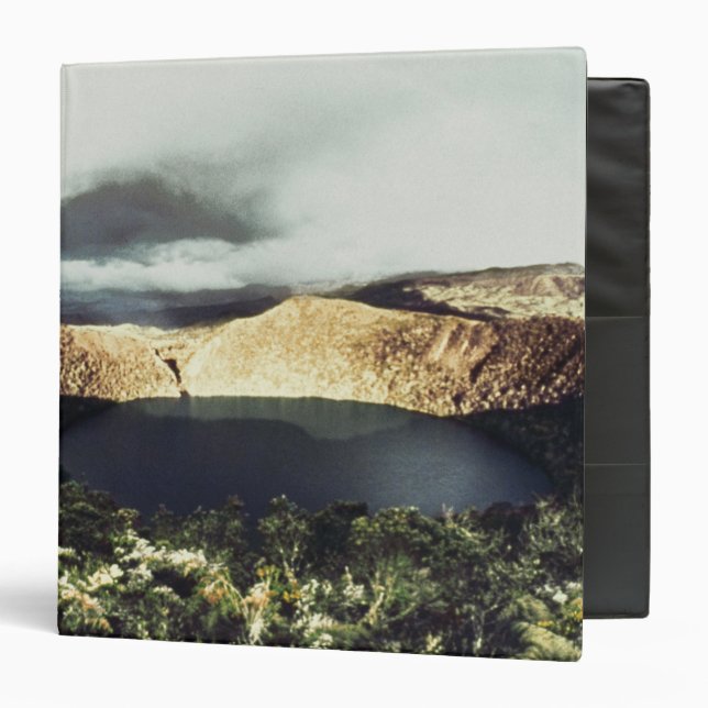 View of Lake Guatavita Binder (Front/Inside)