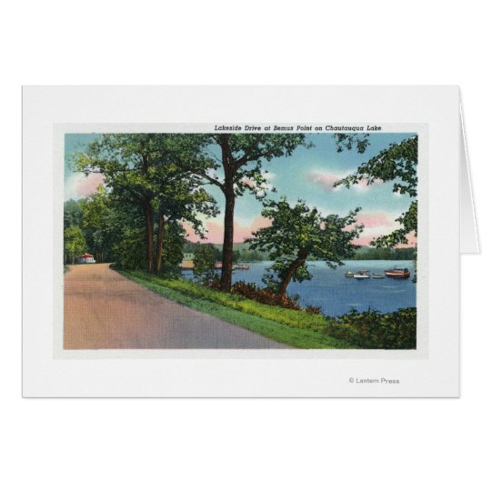 View of Lakeside Drive along Chautauqua Lake (Front Horizontal)