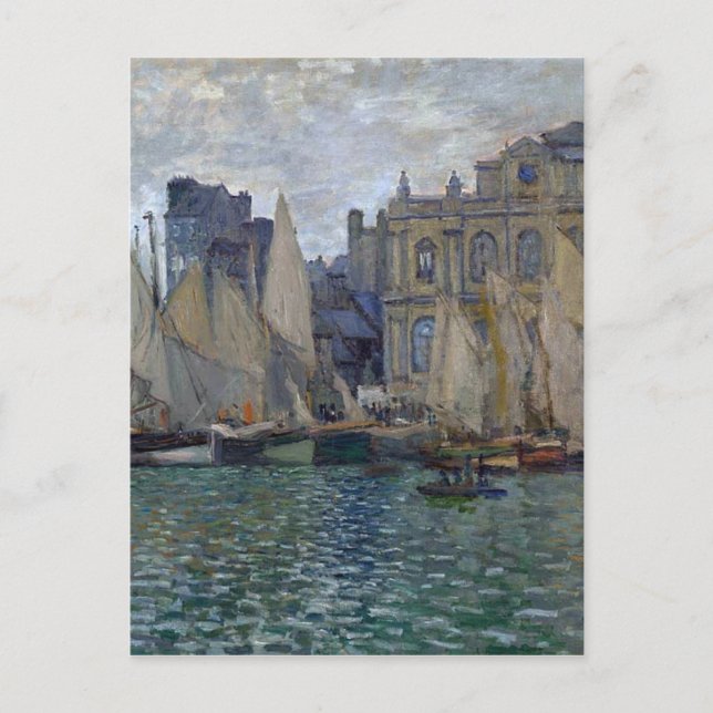 View of Le Havre by Claude Monet Postcard (Front)