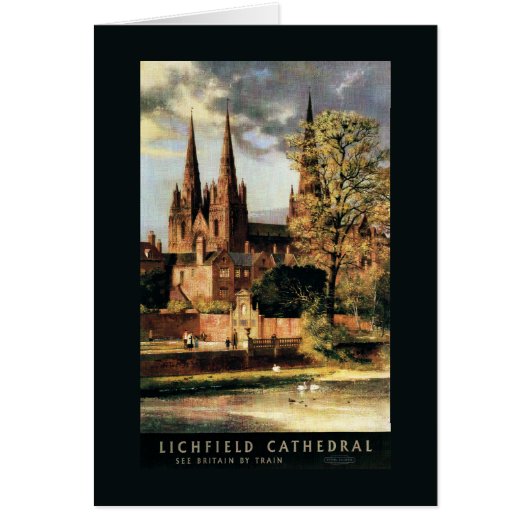 View of Lichfield Cathedral Cards (Front)