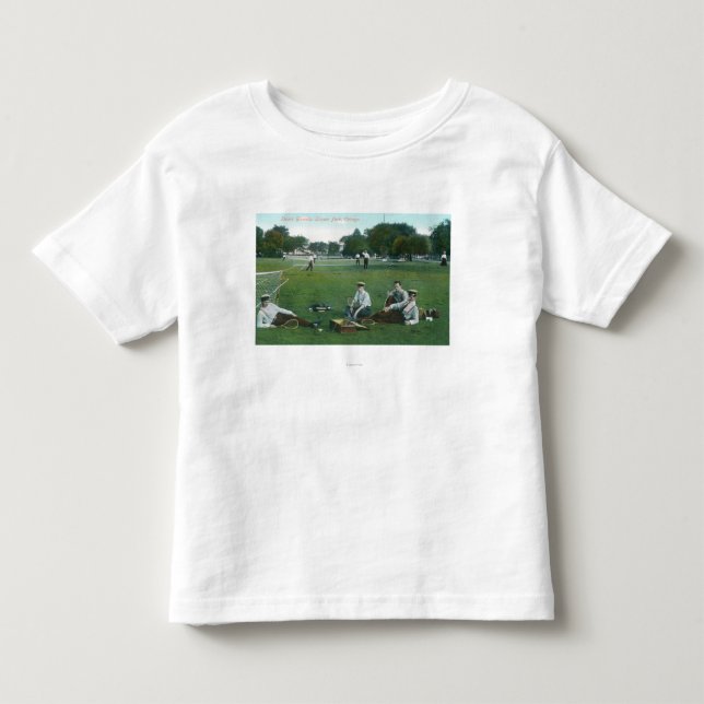 View of Lincoln Park Tennis GroundsChicago, IL Toddler T-shirt (Front)
