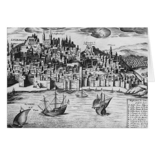 View of Lisbon Cards (Front Horizontal)