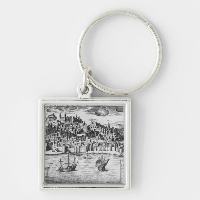 View of Lisbon Keychain (Front)