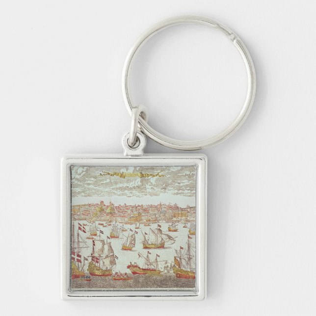 View of Lisbon Keychain (Front)