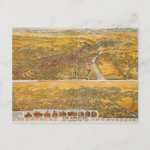 View Of Los Angeles, 1894 Postcard