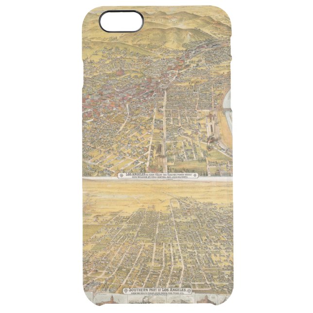 View Of Los Angeles, 1894 Uncommon iPhone Case (Back)