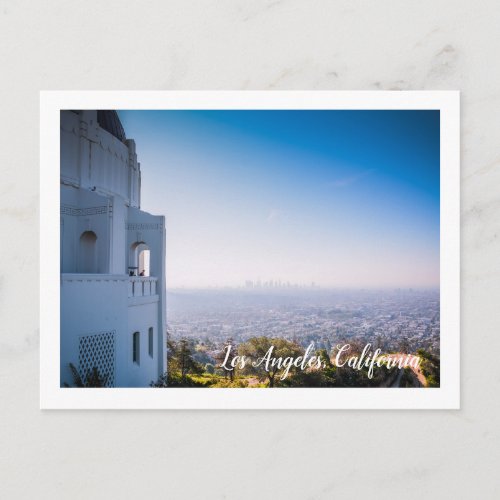 View of Los Angeles from Griffith Observatory Postcard