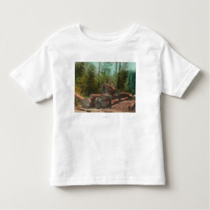 View of Lumberjacks, Logging SceneSterling, CA Toddler T-shirt